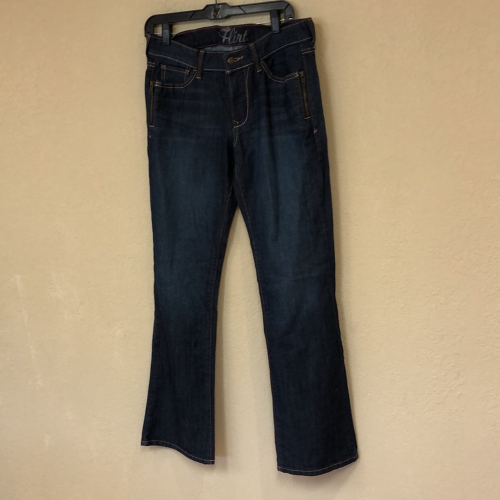 NWOT OLD NAVY womans The Flirt Blue Bootcut Jeans size 8 - Picture 3 of 10